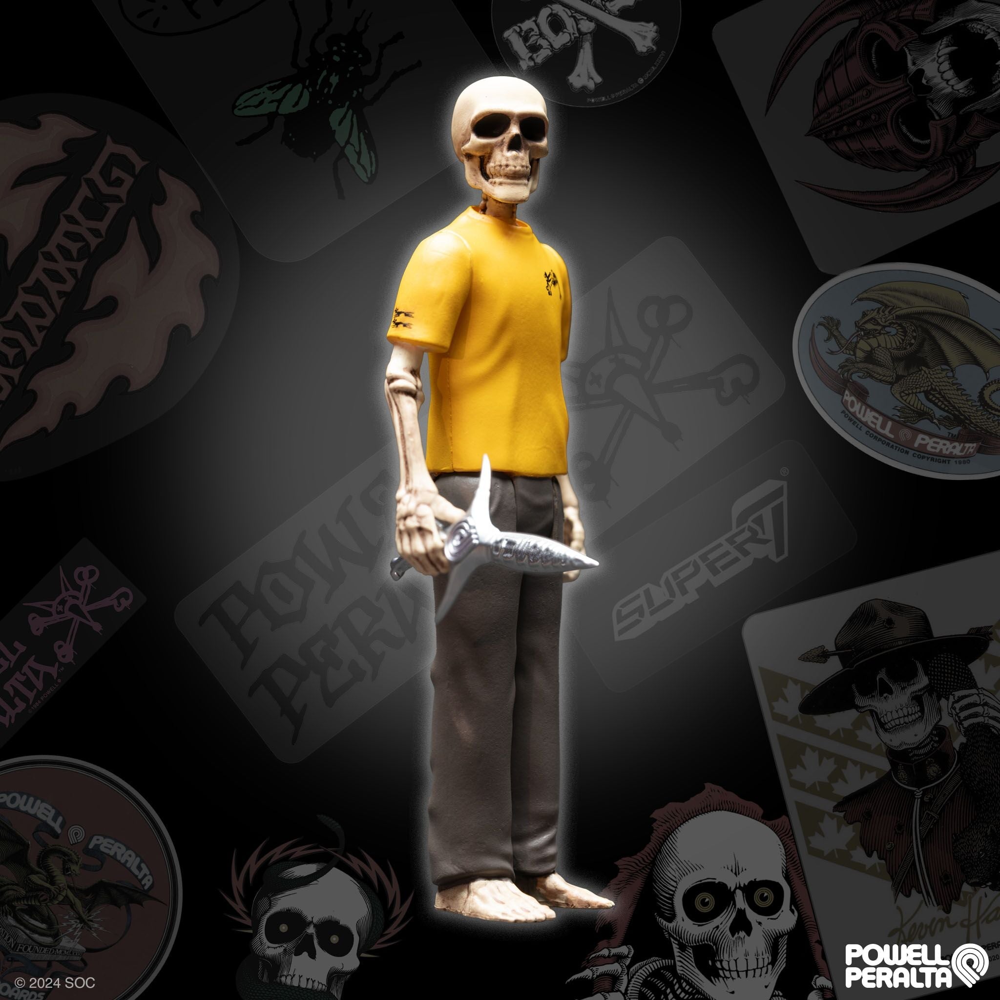 Super7 x Powell Peralta Tommy Guerrero Wave 4 ReAction Figure