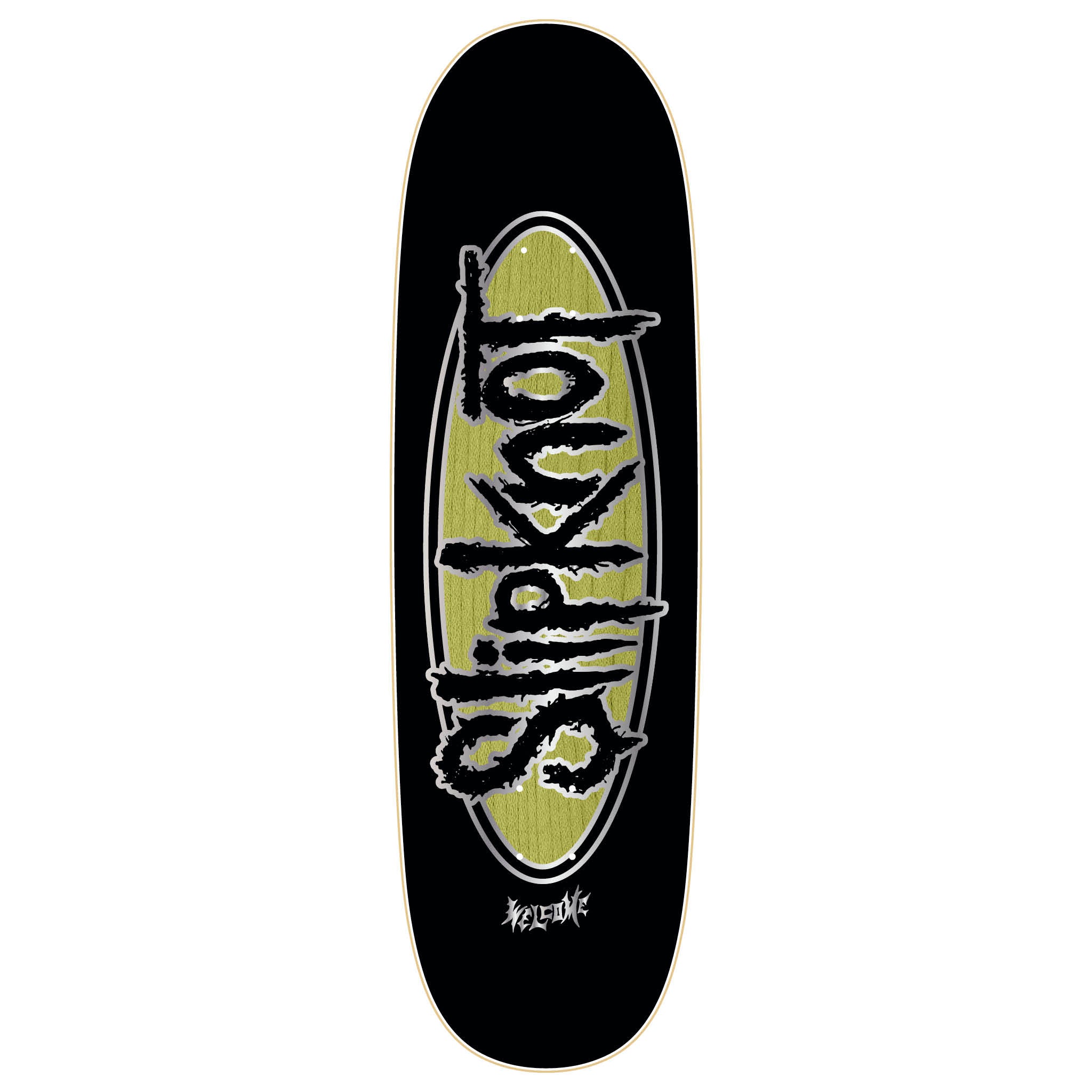 Welcome x Slipknot Oval Logo Boline 2.0 9.5" Complete Skateboard