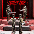 Super7 x Mötley Crüe - Mick Mars, Nikki Sixx, Tommy Lee & Vince Neil (Shout At The Devil B&W) ReAction Figures