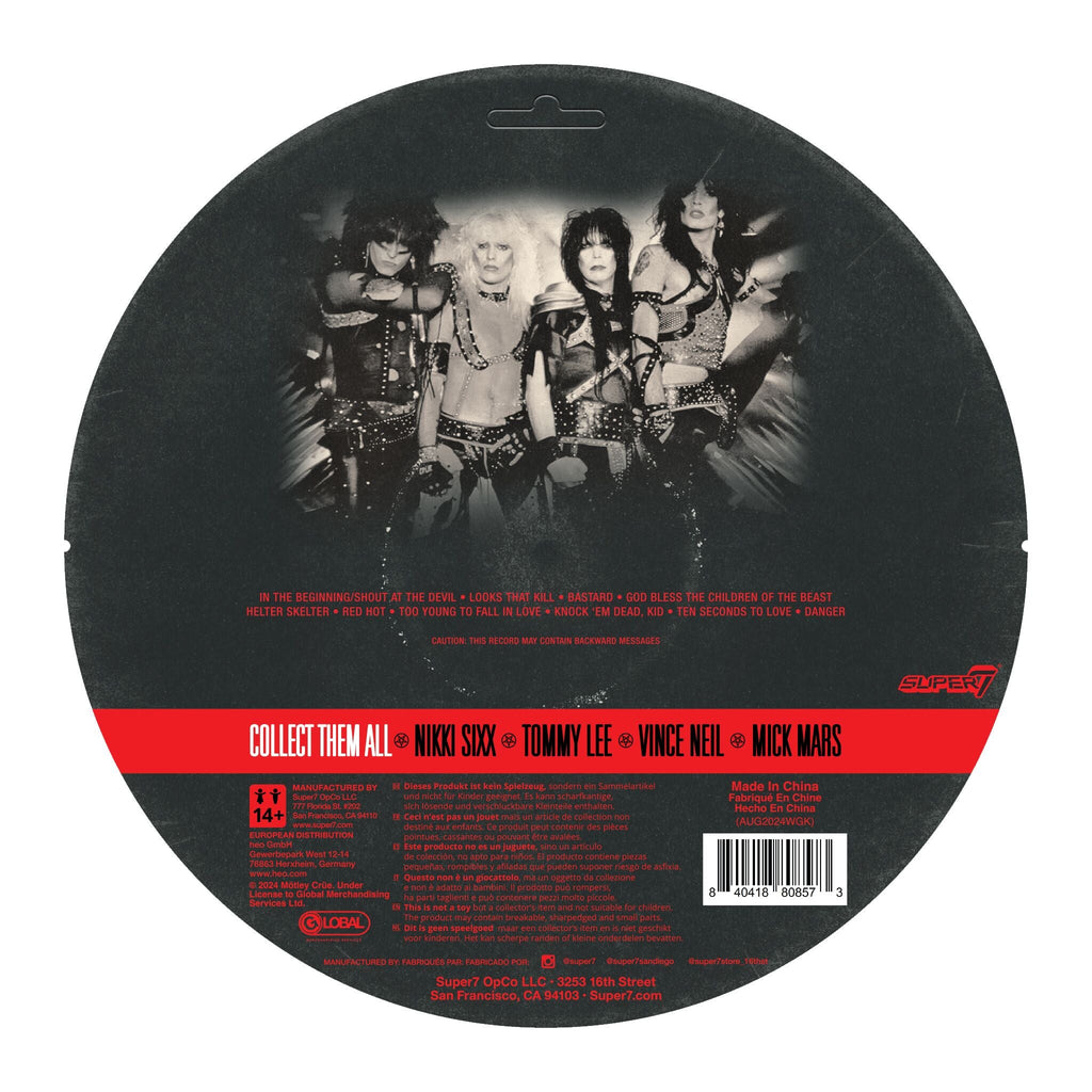 Super7 x Mötley Crüe - Mick Mars (Shout At The Devil B&W) ReAction Figure