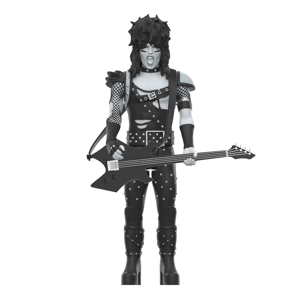 Super7 x Mötley Crüe - Nikki Sixx (Shout At The Devil B&W) ReAction Figure