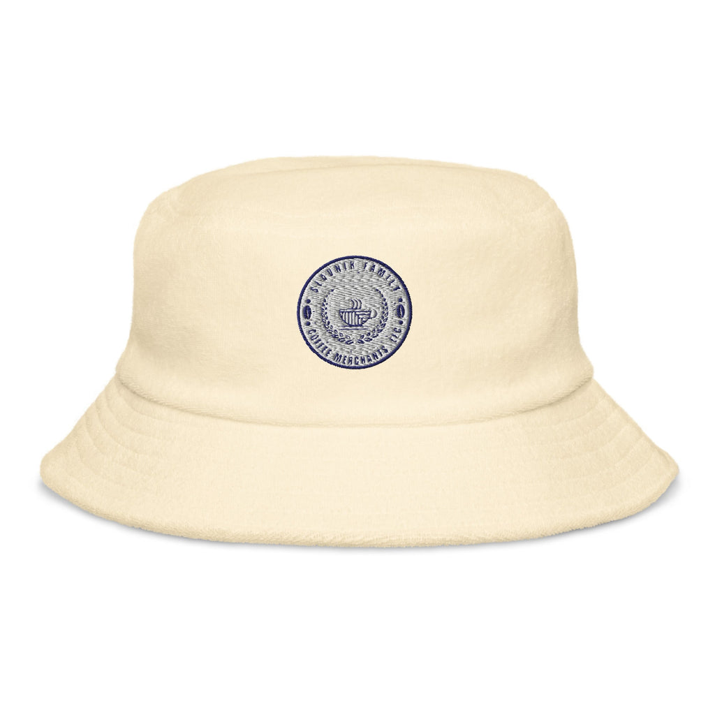 Unstructured Terry Cloth Bucket Hat
