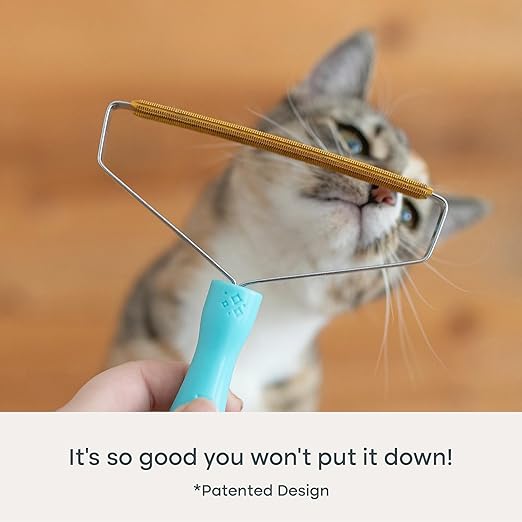 Uproot Cleaner Pro Pet Hair Removal Tool - Special Dog Hair Remover Multi Fabric Edge and Carpet Rake by Uproot Clean - Cat Fur Remover for Couch, Pet Towers, Rugs, Cat Mats and Trunks & Much More - PhishStones Products