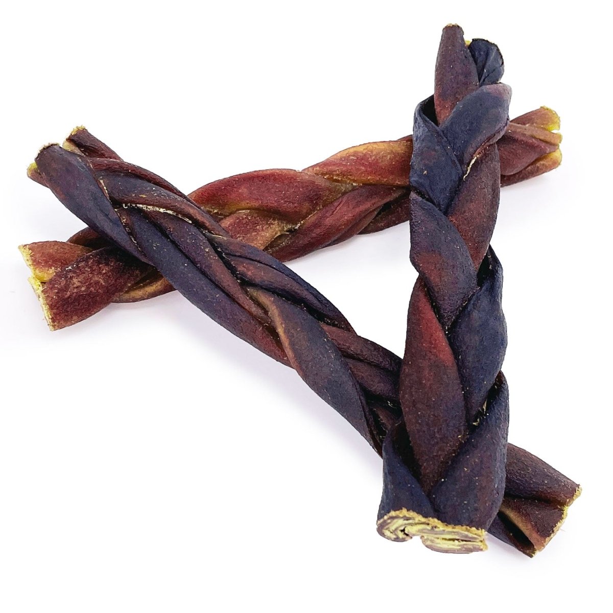 ValueBull USA Collagen Braid Beef Large Dog Chews, Medium 6 Inch 10 Count
