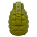 USA - K9 Grenade Shaped eDispenser Durable Dog Chew Toy & Treat Dispenser - Army Green - PhishStones Products
