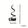 USB Plug - In Spiral LED Night Light – Dimmable 3 - Color Adjustable Bedside Desk Lamp for Bedroom, Living Room, Office - PhishStones Products