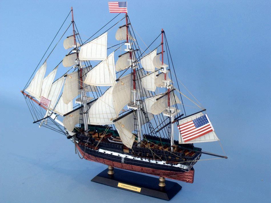 USS Constitution Limited Tall Model Ship 15""