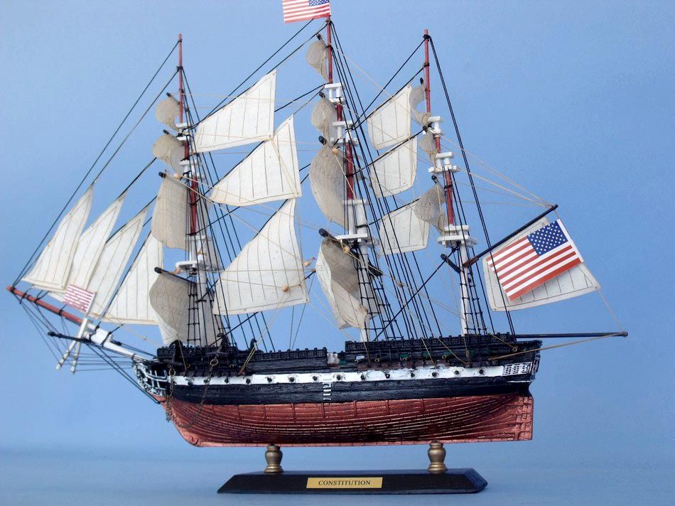 USS Constitution Limited Tall Model Ship 15""