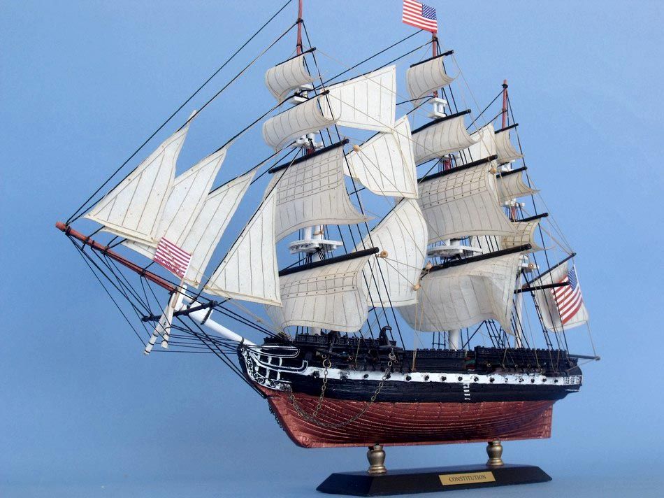 USS Constitution Limited Tall Model Ship 15""