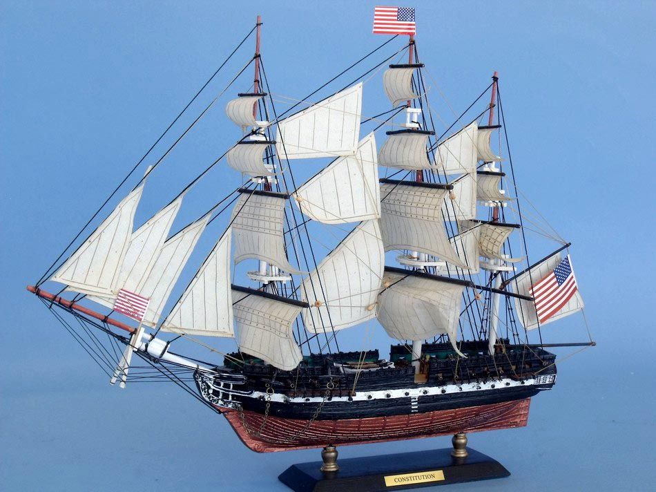 USS Constitution Limited Tall Model Ship 15""