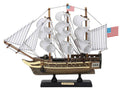 Wooden USS Constitution Tall Ship Model 12""