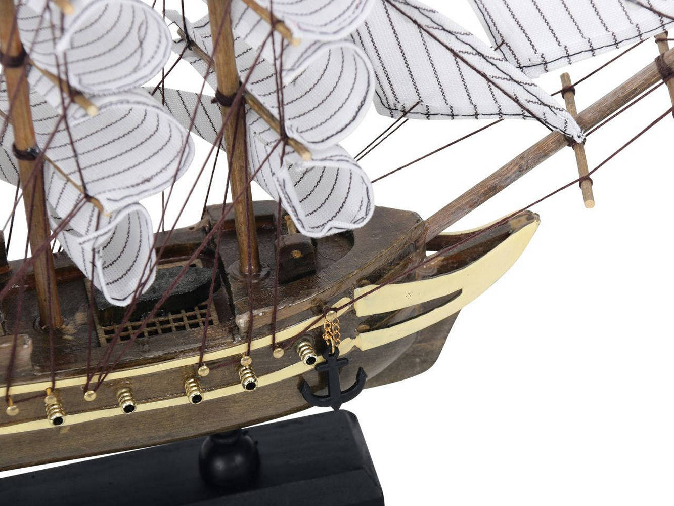 Wooden USS Constitution Tall Ship Model 12""