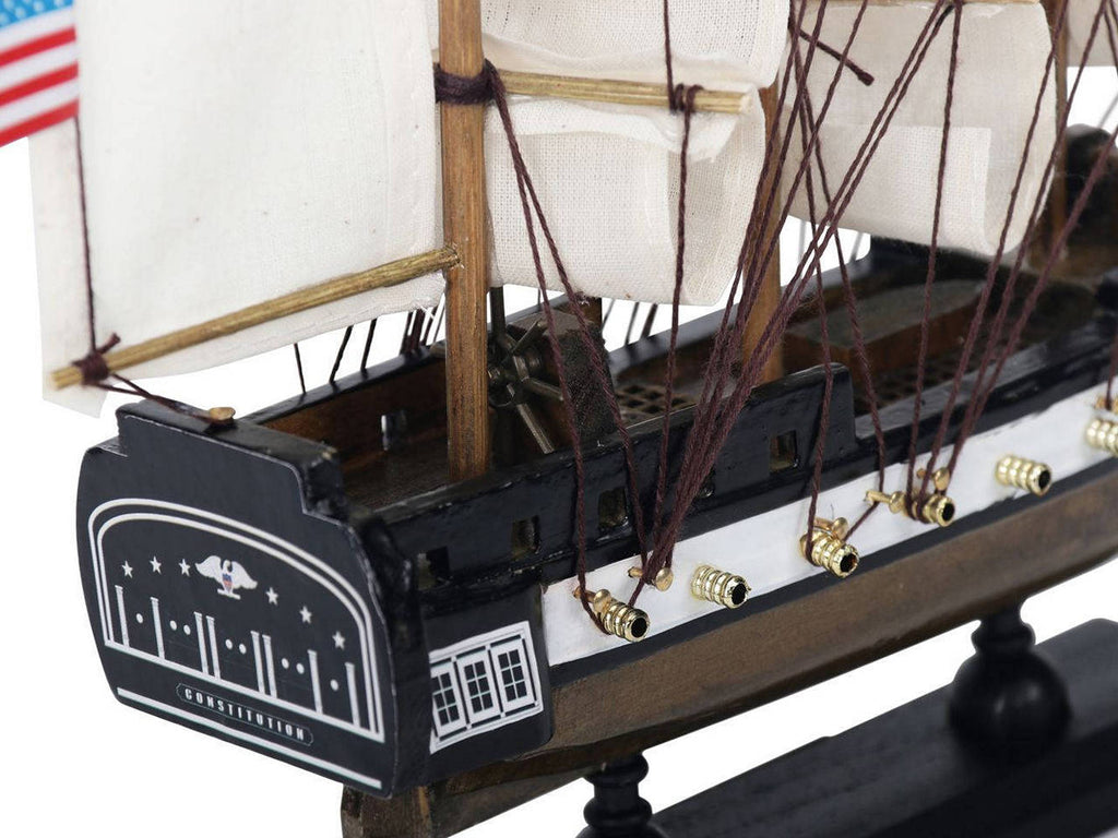 Wooden USS Constitution Limited Tall Ship Model 12""