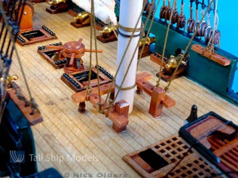 USS Constitution Tall Model Ship 30""