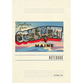 Vintage Lined Notebook Greetings from Ogunquit - Paperback