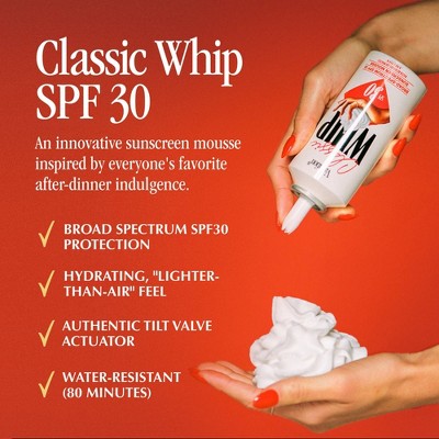 Vacation Sunscreen Classic Whip SPF 30 4 fl oz - Imperfect Container - PhishStones Products