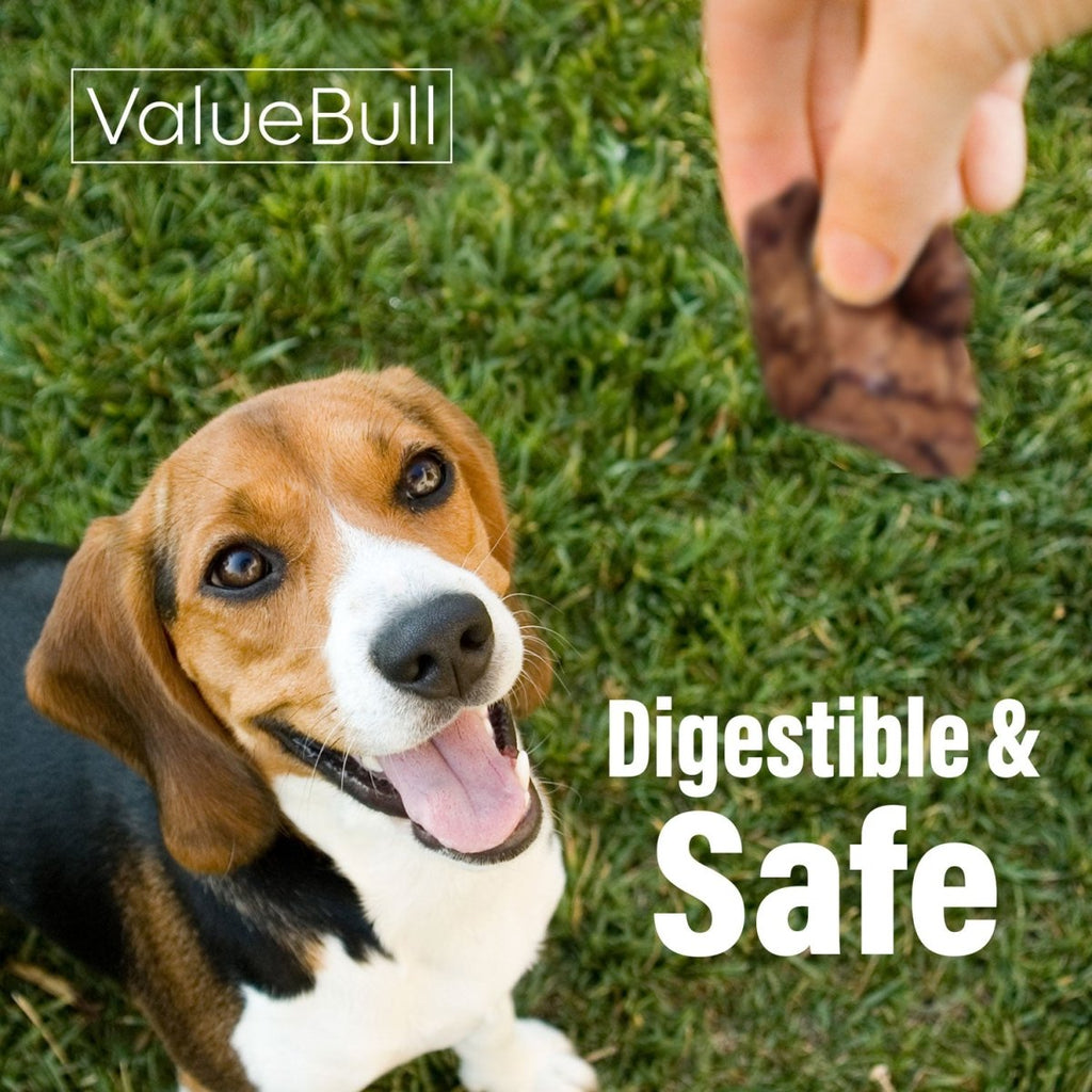 ValueBull Beef Lung Wafers, Premium 4 Pounds