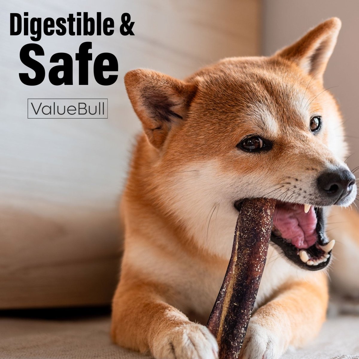 ValueBull Collagen Sticks for Dogs, Varied Shape & Size Chews, Natural Long-Lasting Dog Treats, 1 Pound