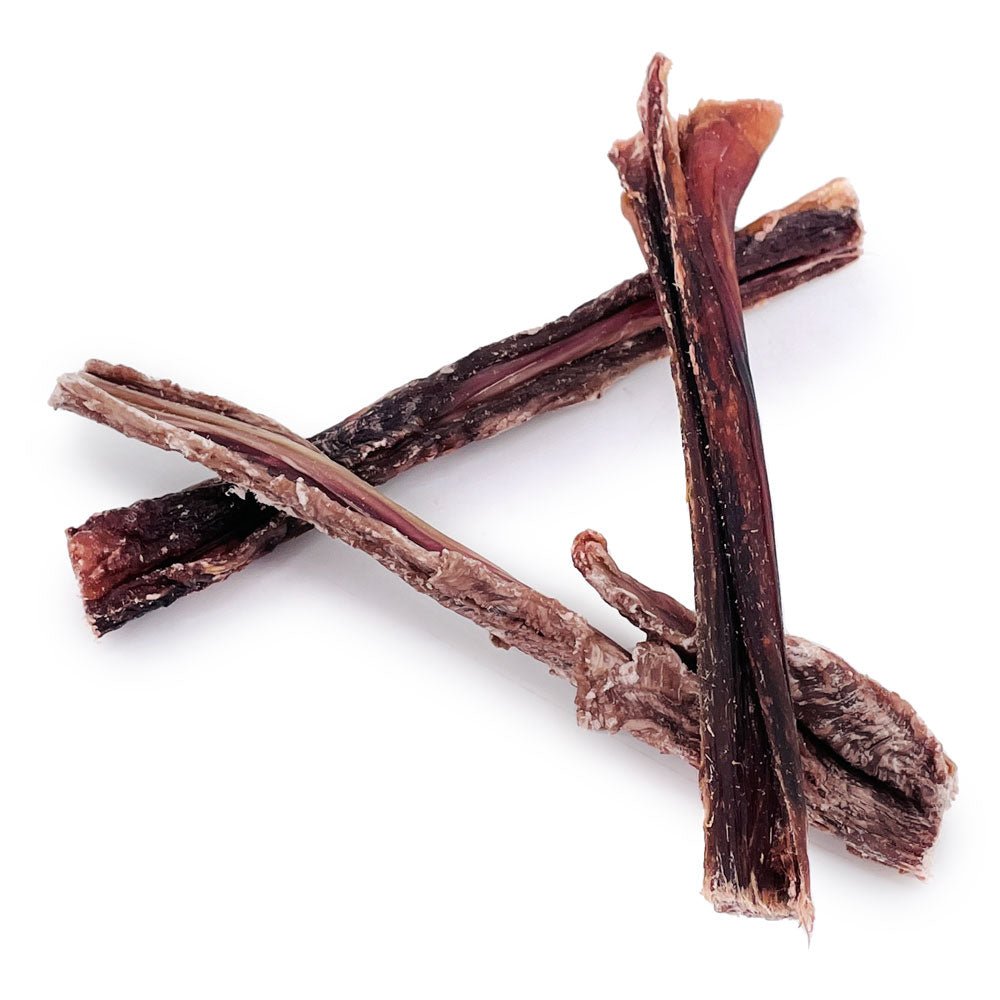 ValueBull Beef Jerky Gullet Sticks, Premium Dog Chews, 5-6 Inch, 50 Count