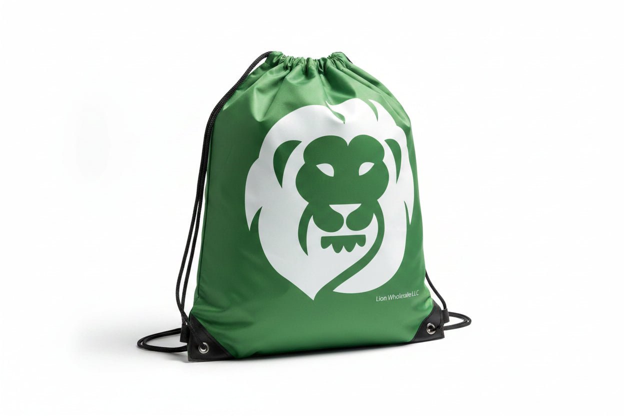 Versatile Drawstring Backpack - Durable 13.39" x 16.54" Polyester Gym Bag(sold individually)