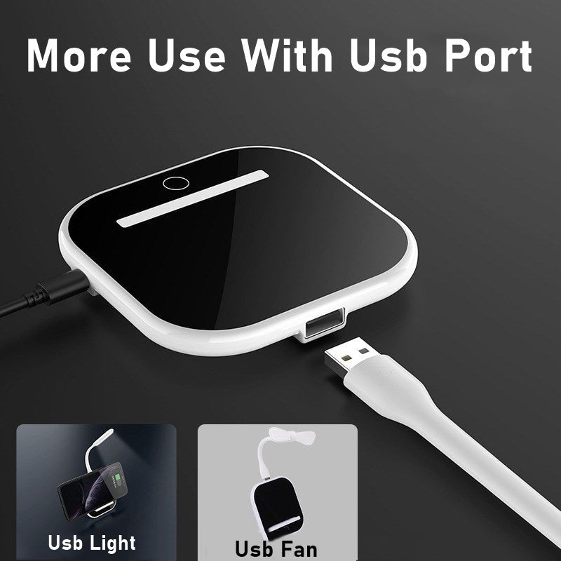 Vertical square mobile phone wireless charger - PhishStones Products