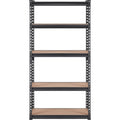 VEVOR Storage Shelving Unit, 5 - Tier Adjustable, 2000 lbs Capacity, Heavy Duty Garage Shelves Metal Organizer Utility Rack, Black, 30" L x 12" W x 60" H for Kitchen Pantry Basement Bathroom Laundry - PhishStones Products