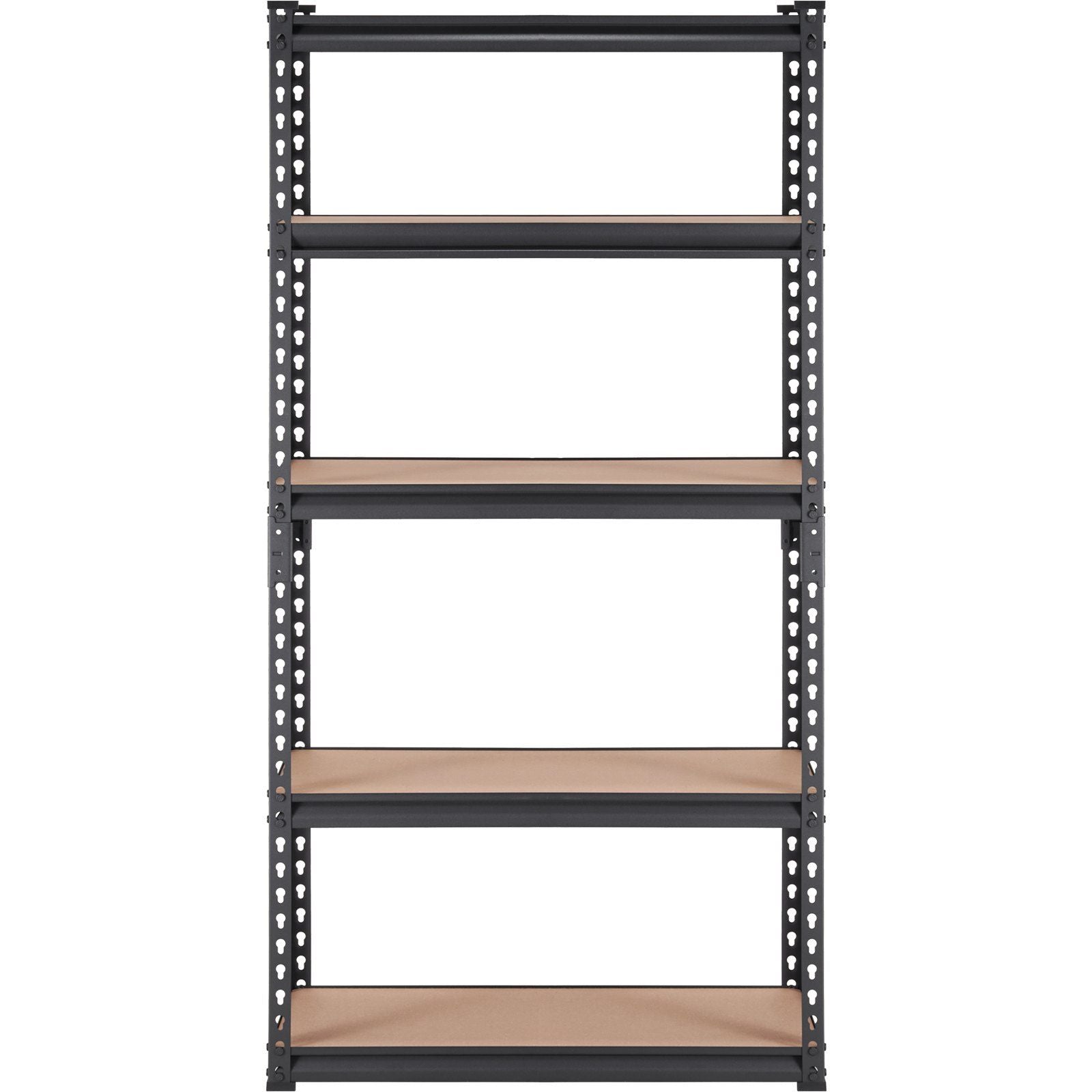 VEVOR Storage Shelving Unit, 5 - Tier Adjustable, 2000 lbs Capacity, Heavy Duty Garage Shelves Metal Organizer Utility Rack, Black, 30" L x 12" W x 60" H for Kitchen Pantry Basement Bathroom Laundry - PhishStones Products