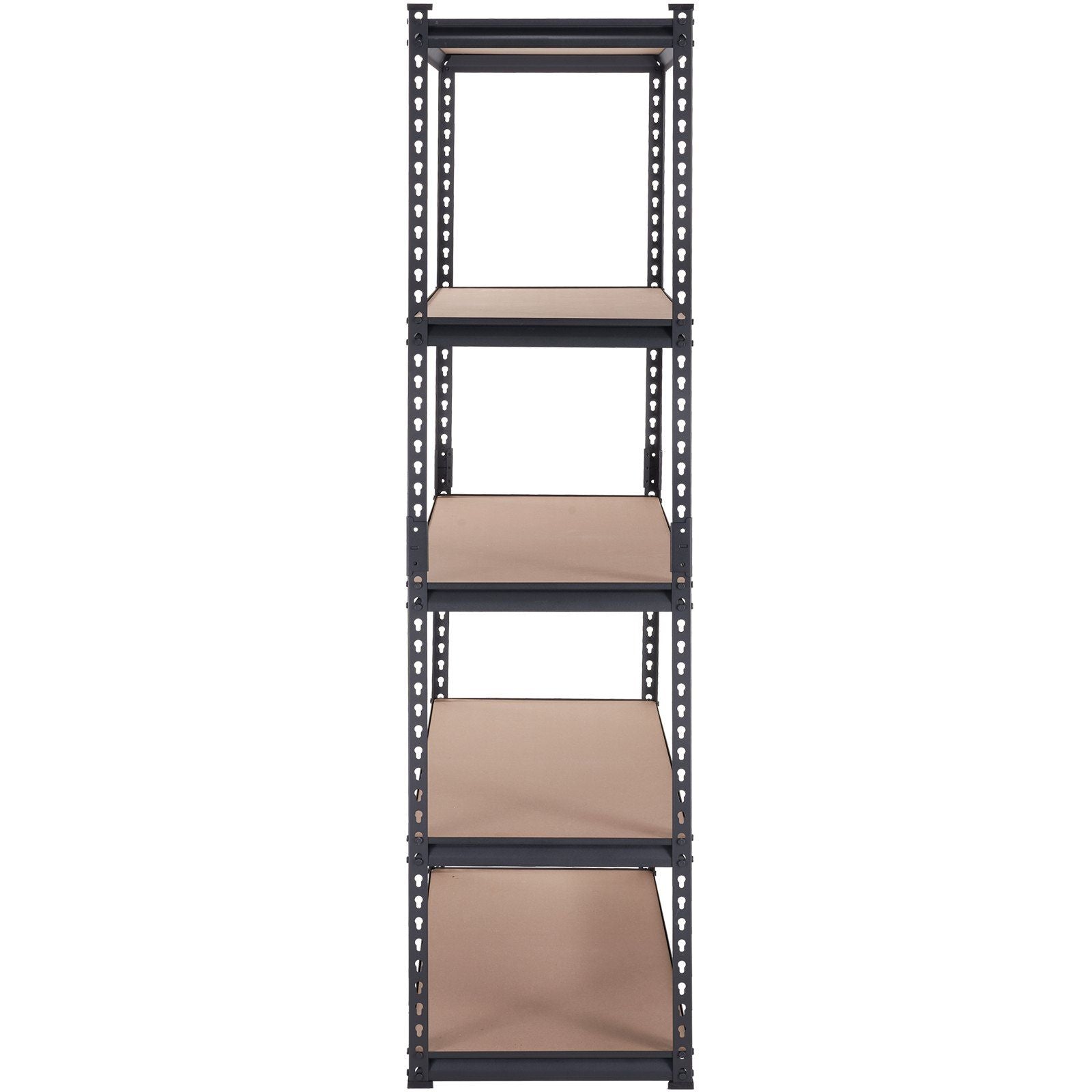 VEVOR Storage Shelving Unit, 5 - Tier Adjustable, 2000 lbs Capacity, Heavy Duty Garage Shelves Metal Organizer Utility Rack, Black, 36" L x 18" W x 72" H for Kitchen Pantry Basement Bathroom Laundry - PhishStones Products