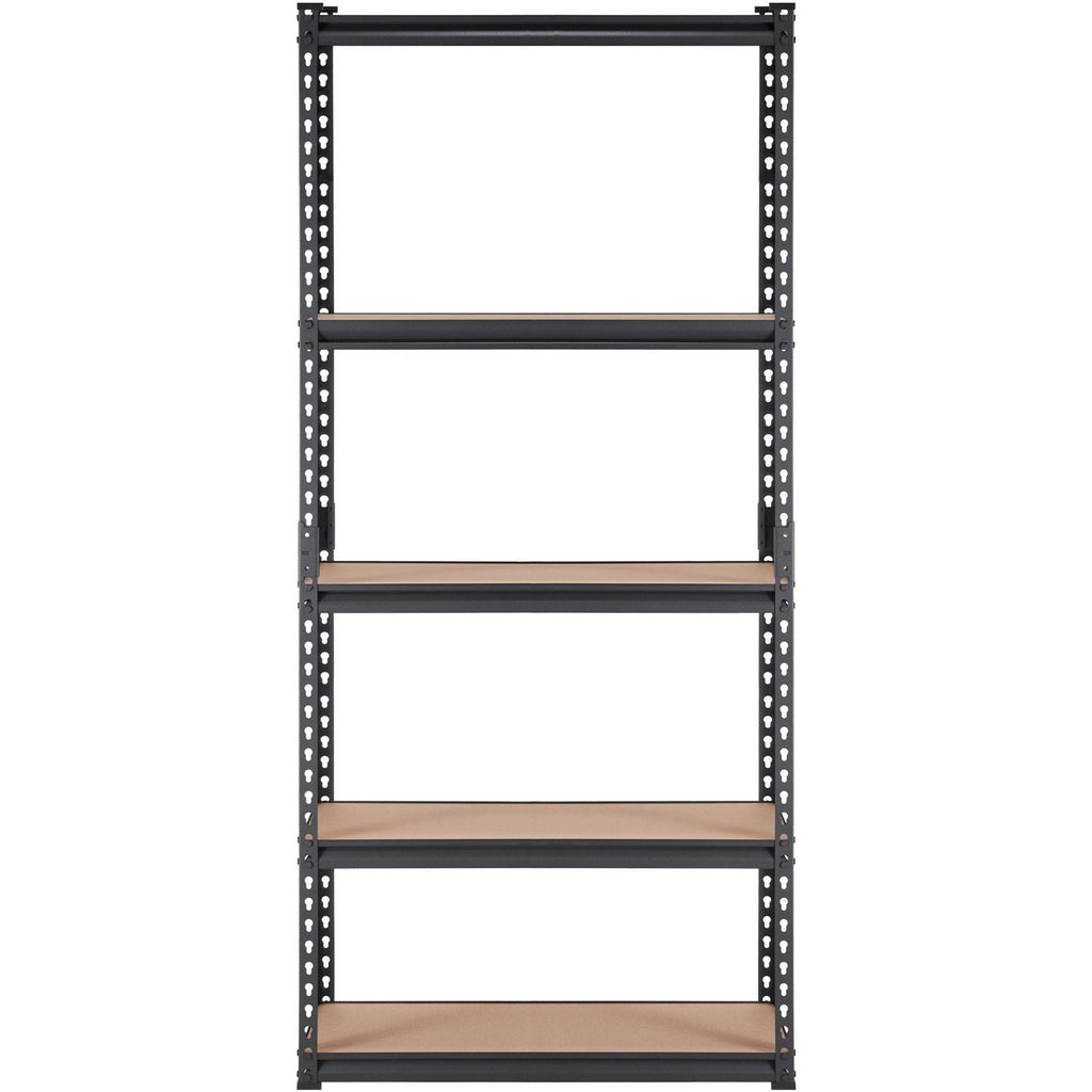 VEVOR Storage Shelving Unit, 5 - Tier Adjustable, 2000 lbs Capacity, Heavy Duty Garage Shelves Metal Organizer Utility Rack, Black, 36" L x 18" W x 72" H for Kitchen Pantry Basement Bathroom Laundry - PhishStones Products