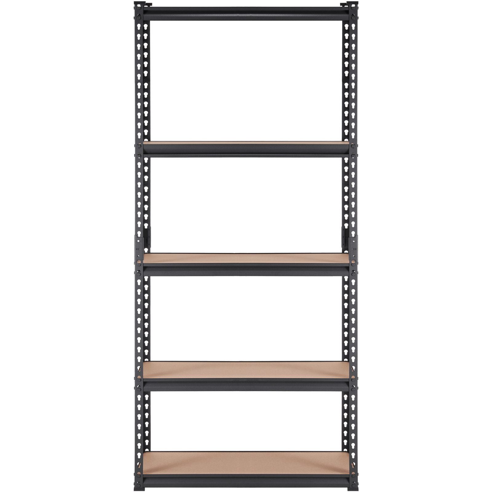 VEVOR Storage Shelving Unit, 5 - Tier Adjustable, 2000 lbs Capacity, Heavy Duty Garage Shelves Metal Organizer Utility Rack, Black, 36" L x 18" W x 72" H for Kitchen Pantry Basement Bathroom Laundry - PhishStones Products