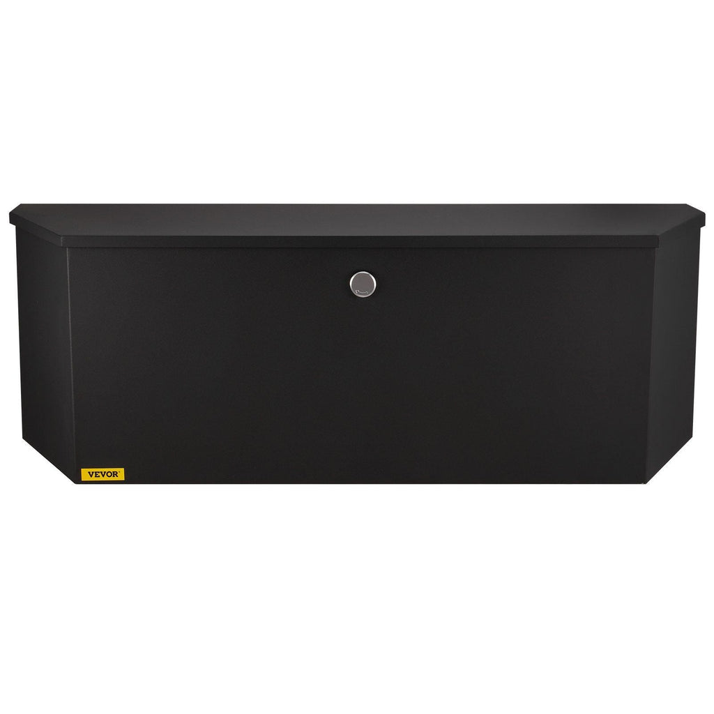 VEVOR Trailer Tongue Box, Carbon Steel Tongue Box Tool Chest, Heavy Duty Trailer Box Storage with Lock and Keys, Utility Trailer Tongue Tool Box for Pickup Truck Bed, RV Trailer, 36"x12"x12" - PhishStones Products