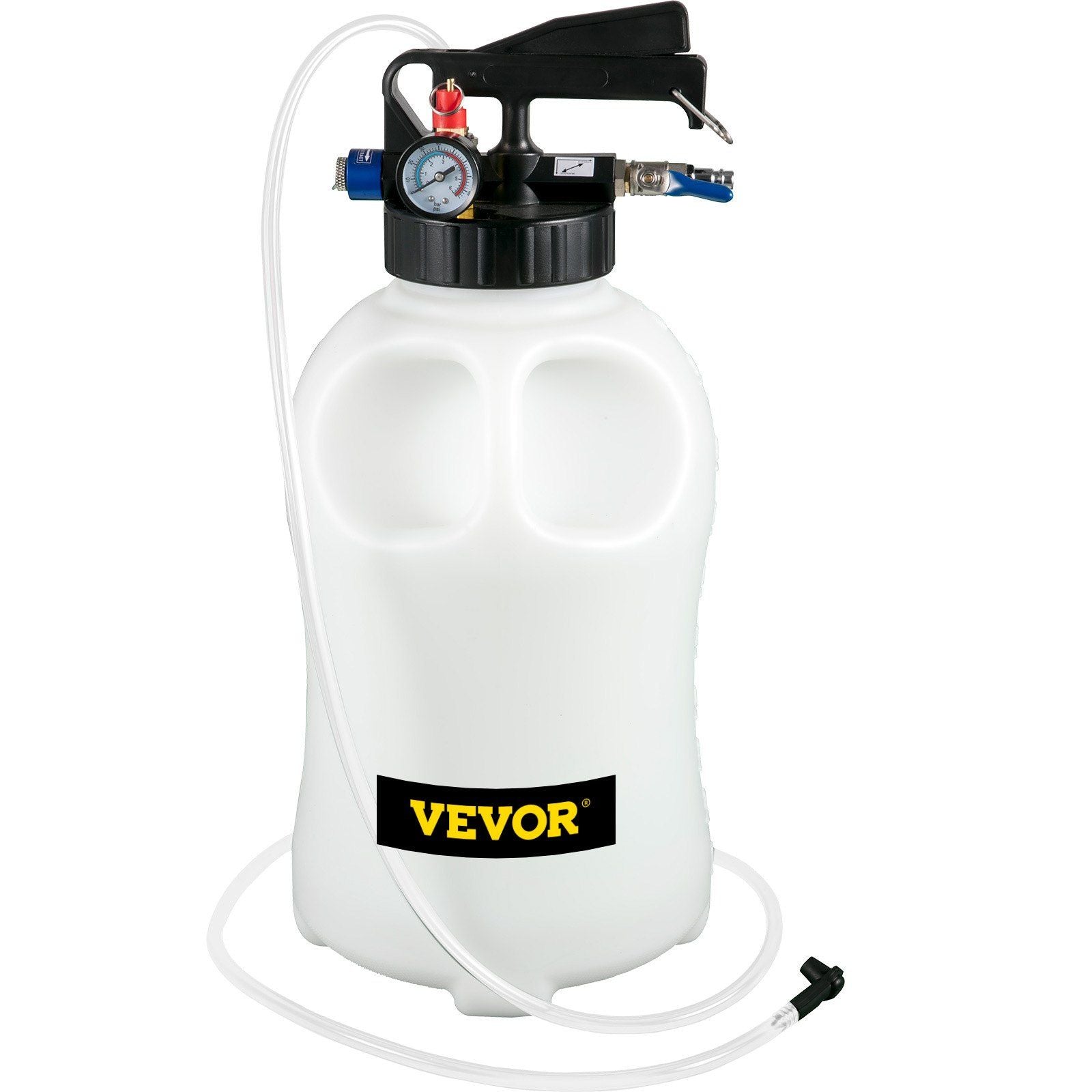 VEVOR Transmission Fluid Pump 2 Way Manual ATF Refill System Dispenser, Oil and Liquid Extractor 10 Liter Large Capacity, Automatic Transmission Fluid Pump Tool Set with 14 Pieces ATF Filler Adapters - PhishStones Products