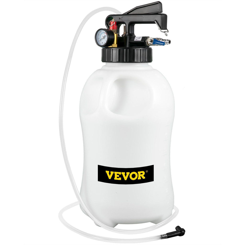 VEVOR Transmission Fluid Pump 2 Way Manual ATF Refill System Dispenser, Oil and Liquid Extractor 10 Liter Large Capacity, Automatic Transmission Fluid Pump Tool Set with 14 Pieces ATF Filler Adapters - PhishStones Products