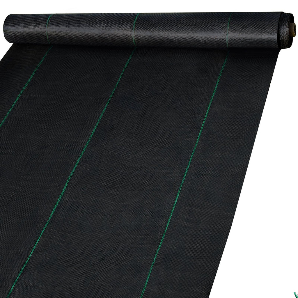 VEVOR Weed Control Fabric 6ft x 300ft - Geo Textile Fabric Heavy Duty - Woven Ground Cover for Commercial Greenhouse, Yard, Garden Barrier Cloth Blocker Mat - PhishStones Products