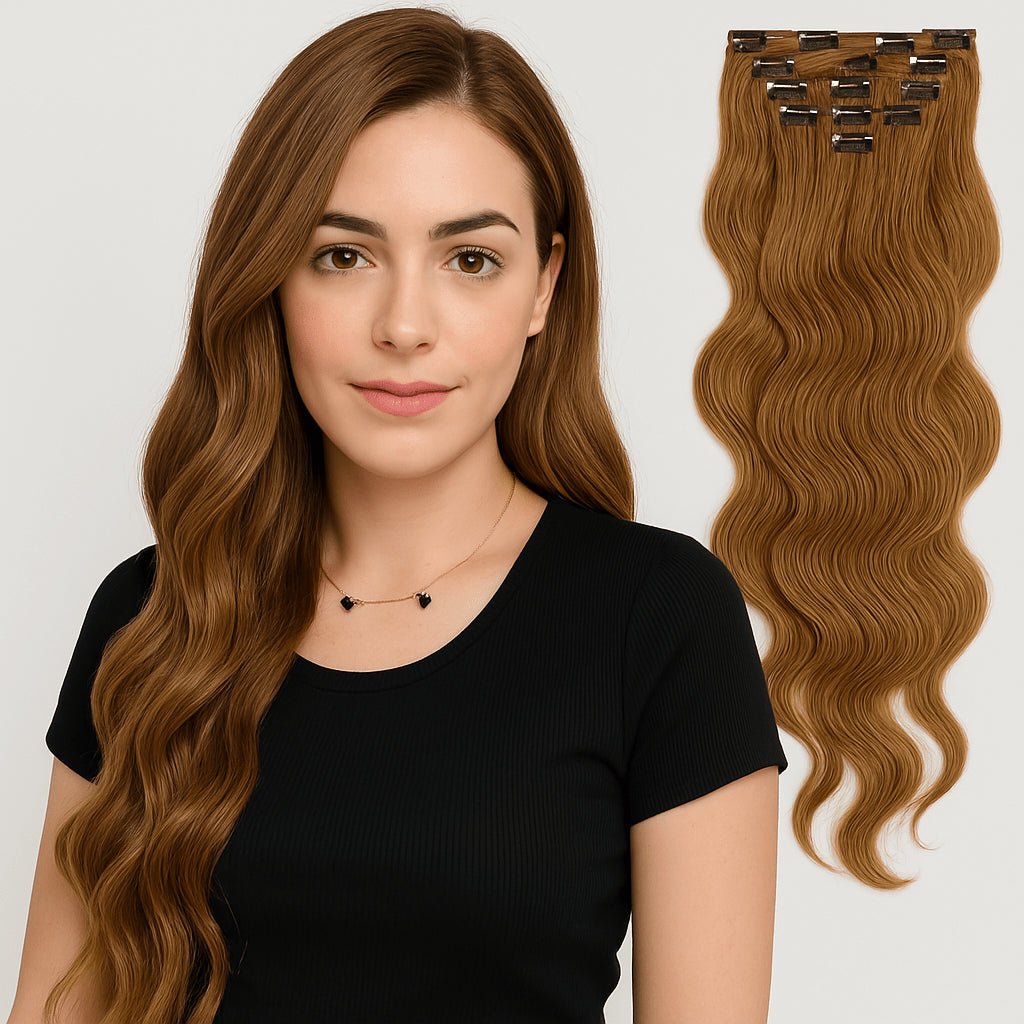 VIP Clip Extensions / Body Wave - 24'' (170 g ) - ClipeX System - PhishStones Products