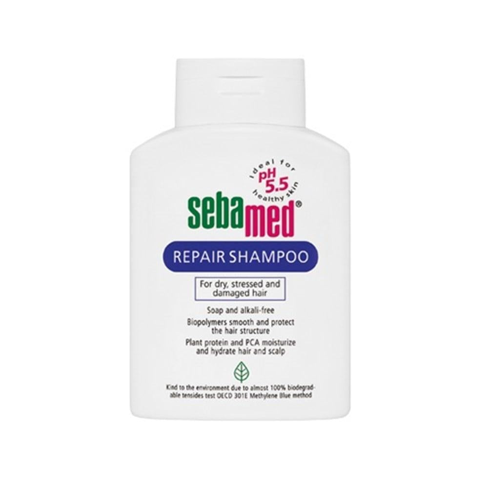Sebamed Repairing Shampoo for Dry and Damaged Hair - Nourishing, pH Balanced, 6.76 fl oz