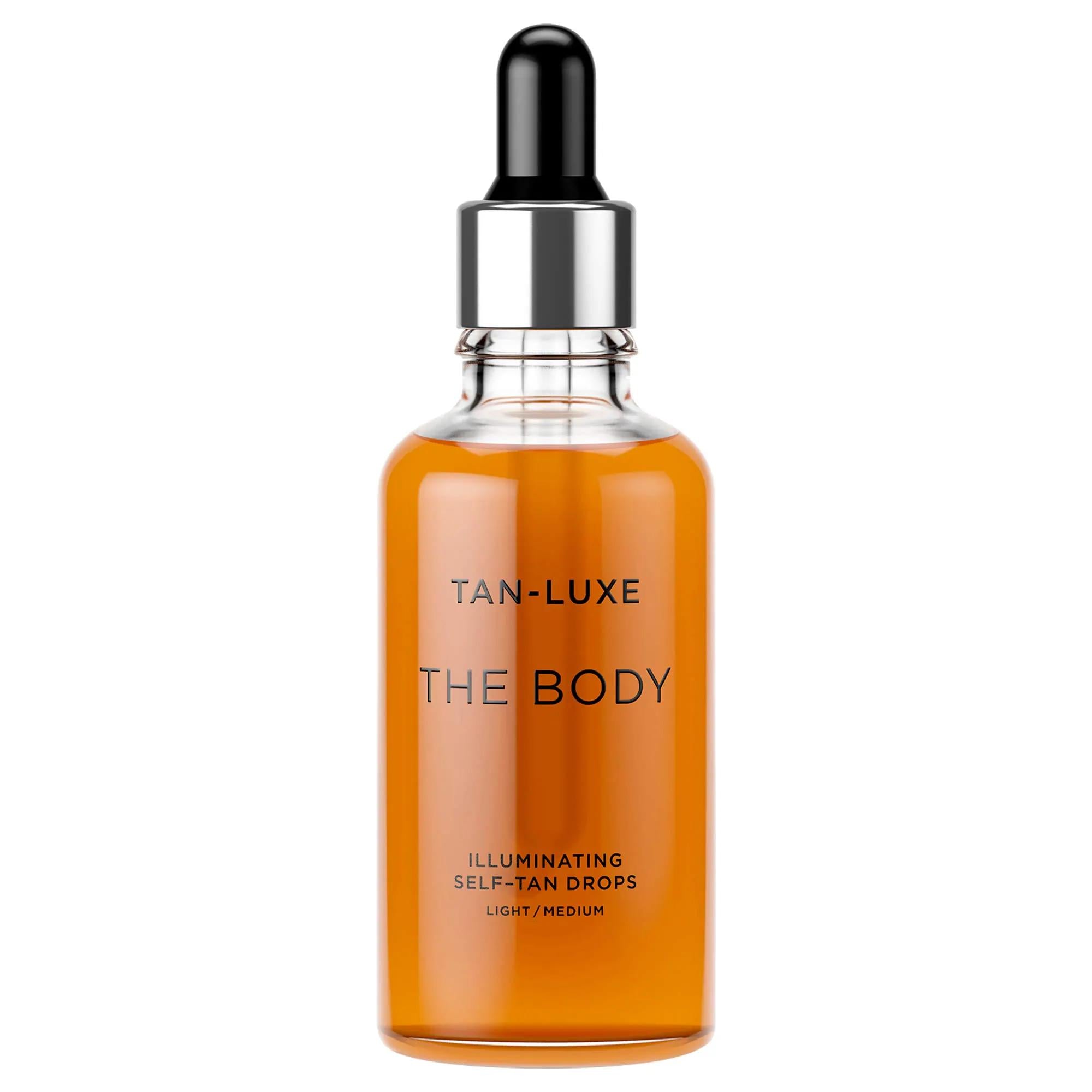 THE BODY Illuminating Self-Tan Drops - Customizable Hydrating Tan for All Skin Types