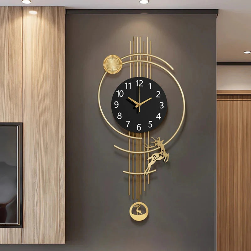 Wall Clock Large Bathroom Decor Room Digital Room Watch Interior Wall Decoration Gaming Decoration For Bedroom Accessories Live - PhishStones Products