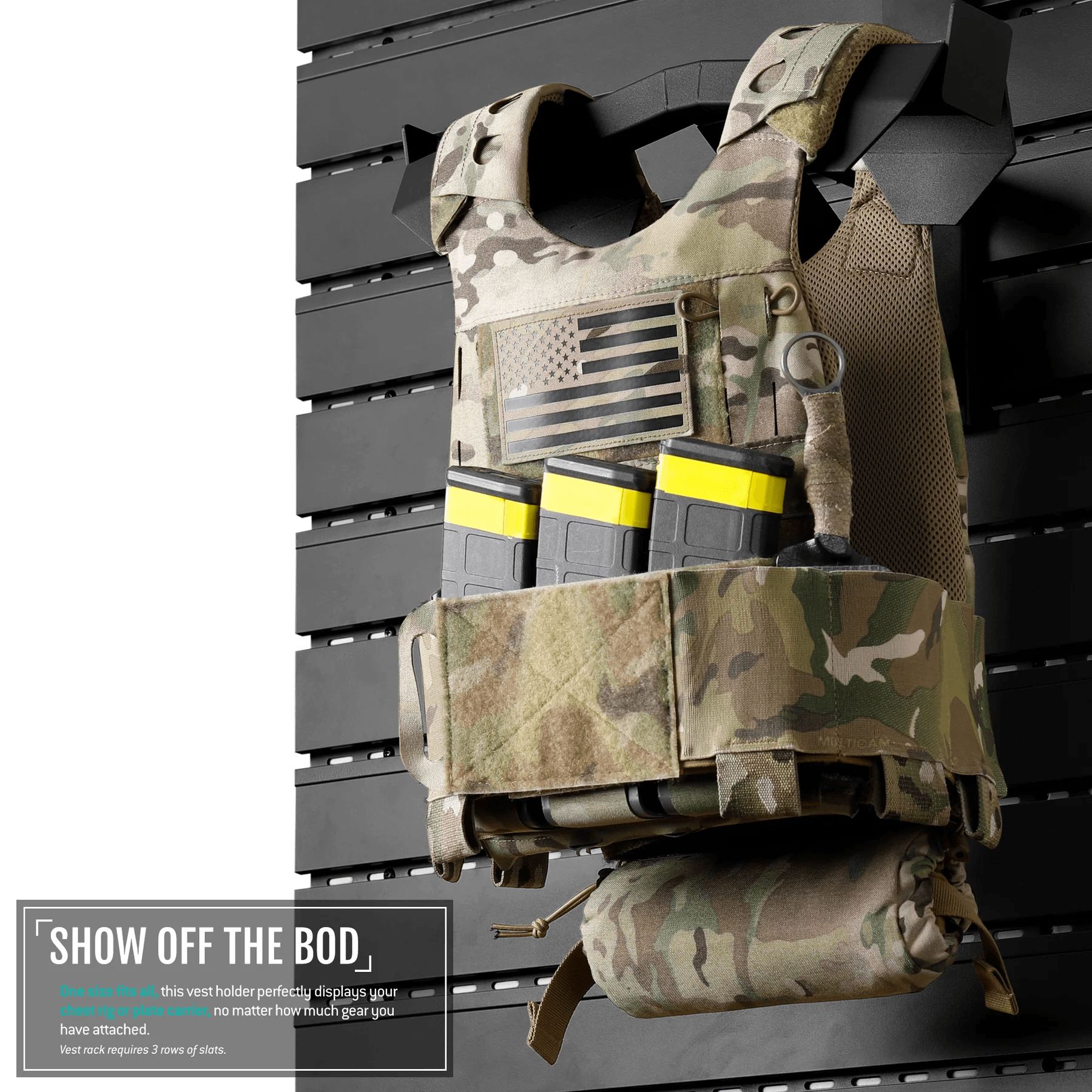 Wall Rack System - Tactical Gear Rack - PhishStones Products