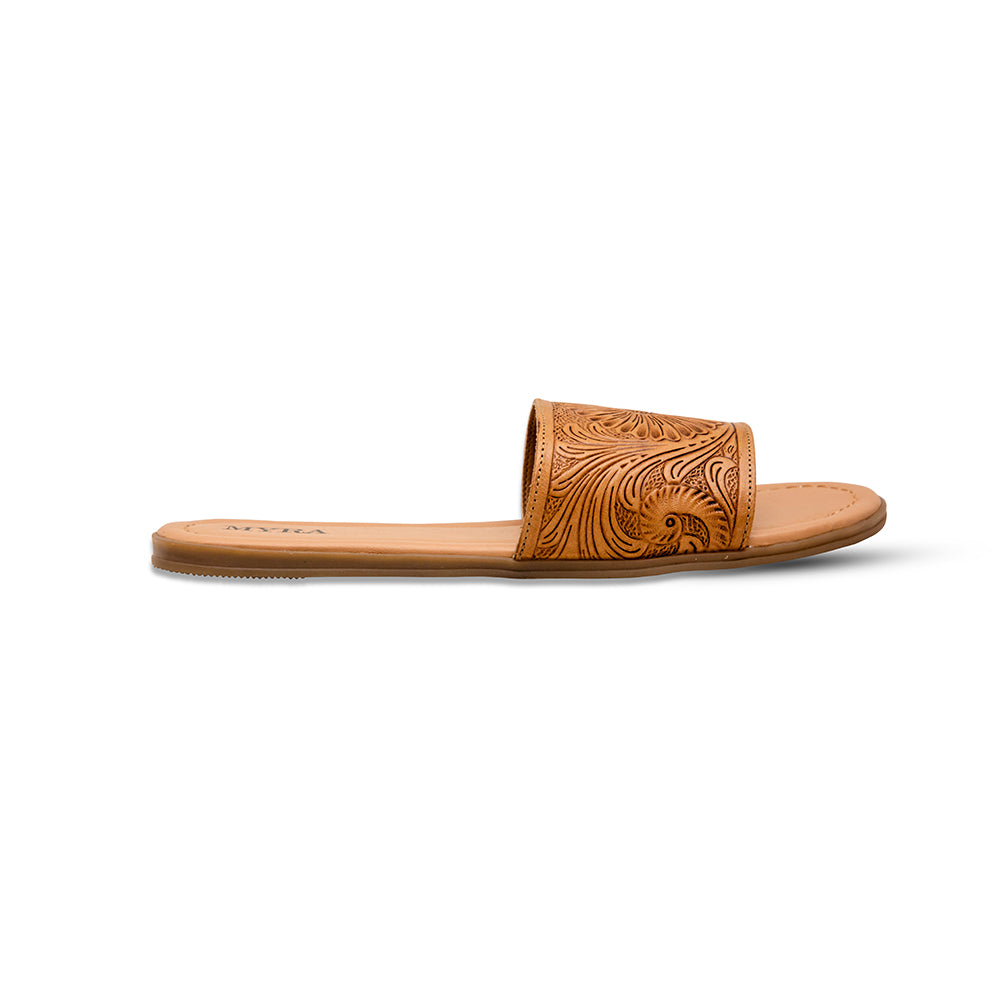 Wappal Western Hand - Tooled Sandals - PhishStones Products