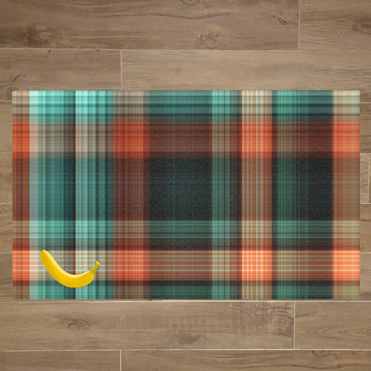 Washable Pet Playpen Floor Mat Rug, Green Flannel - PhishStones Products