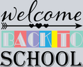 Welcome Back To School 3 - STK06407 (DTF Transfers)