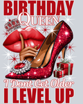 Red Birthday Level Up - STK05146 (DTF Transfers)