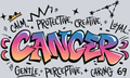 Cancer Graffiti - STK01207 (DTF Transfers)