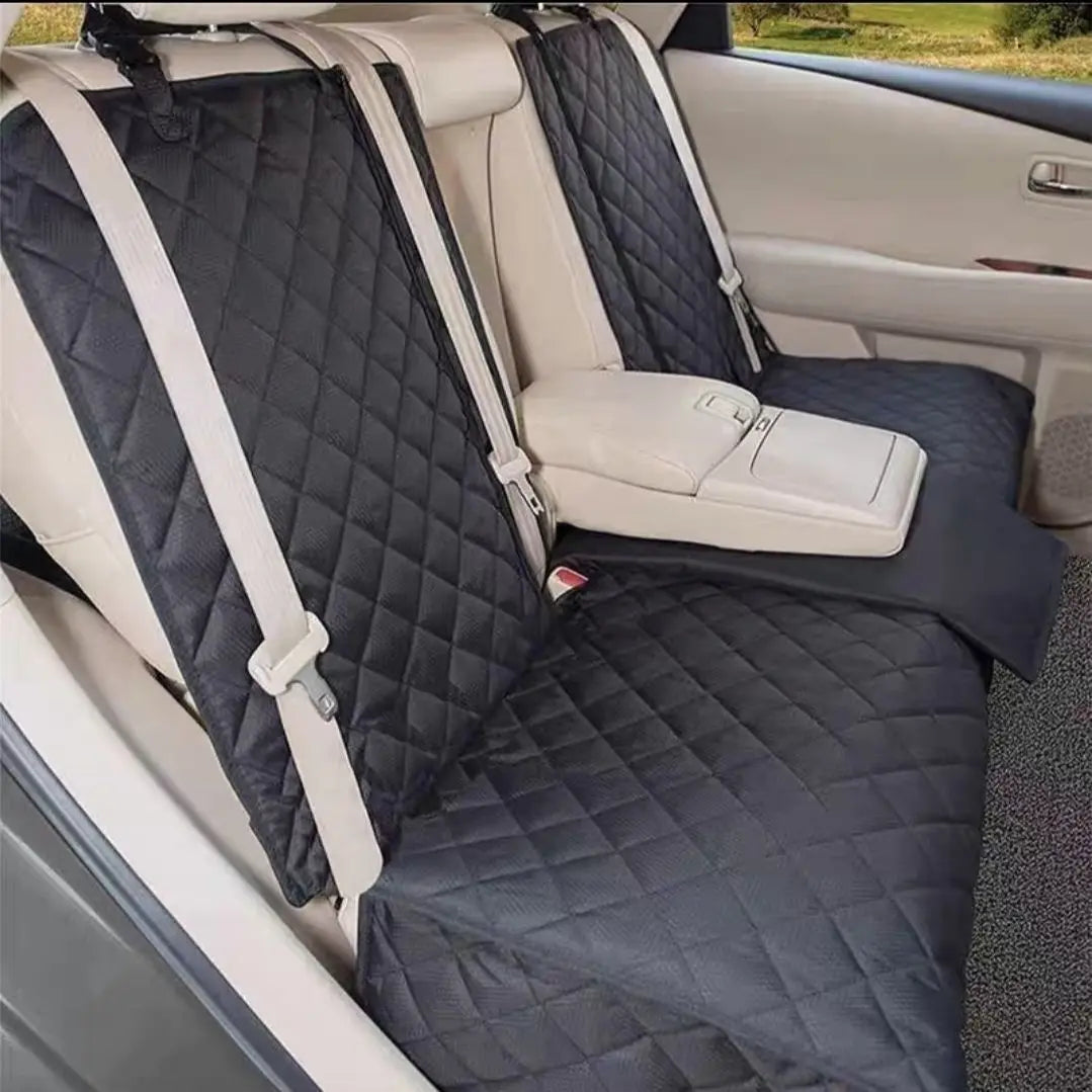 Waterproof Dog Car Seat Cover & Travel Mattress with Middle Seat Armrest — Car Seat Protector for Small Dogs - PhishStones Products