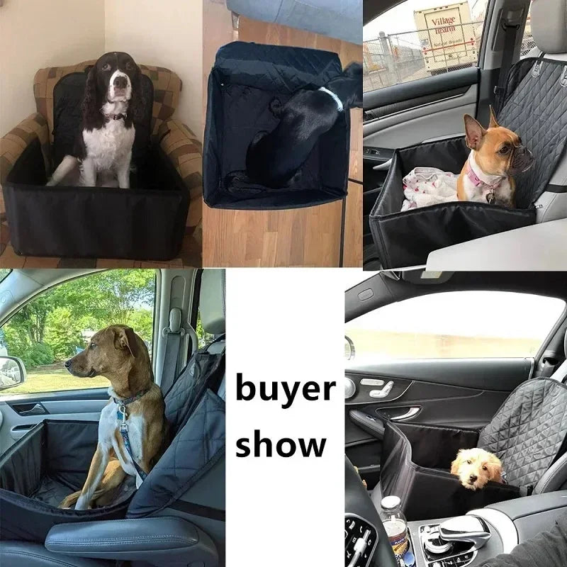Waterproof Dog Car Seat Hammock – Universal Pet Travel Seat Cover, Wear - Resistant Carrier for Dogs & Cats - PhishStones Products