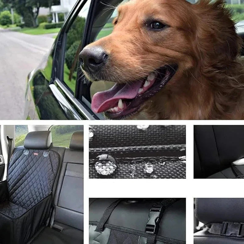 Waterproof Dog Car Seat Hammock – Universal Pet Travel Seat Cover, Wear - Resistant Carrier for Dogs & Cats - PhishStones Products