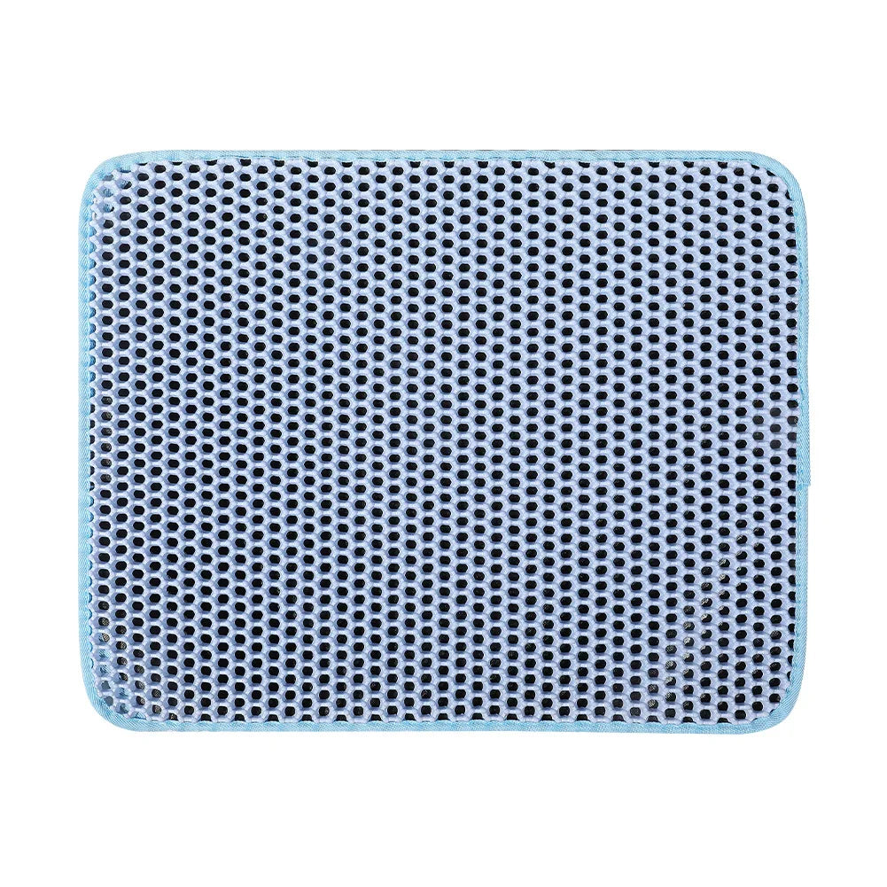 Waterproof Double - Layer Cat Litter Mat - Foldable EVA Litter Trapper, Washable & Anti - Slip (6 Sizes: 11.8x11.8–23.6x35.4 in / 30x30–60x90 cm) - PhishStones Products
