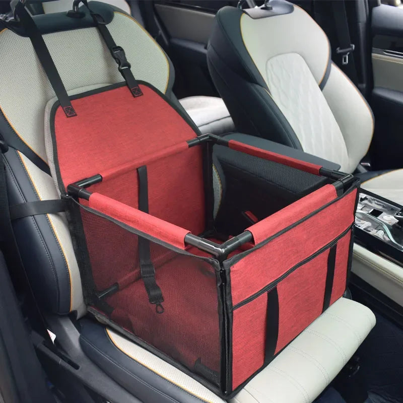 Waterproof Travel Dog Car Seat Hammock – Pet Carrier for Small & Medium Dogs (15.4 x 15.4 x 10.6 in / 39 x 39 x 27 cm) - PhishStones Products