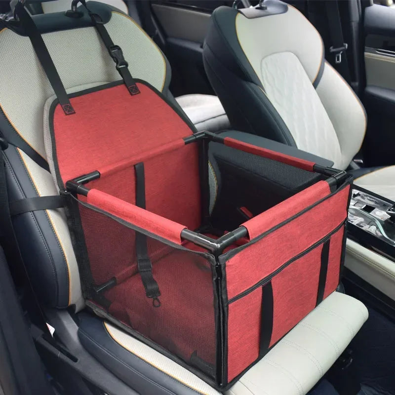 Waterproof Travel Dog Car Seat Hammock – Pet Carrier for Small & Medium Dogs (15.4 x 15.4 x 10.6 in / 39 x 39 x 27 cm) - PhishStones Products
